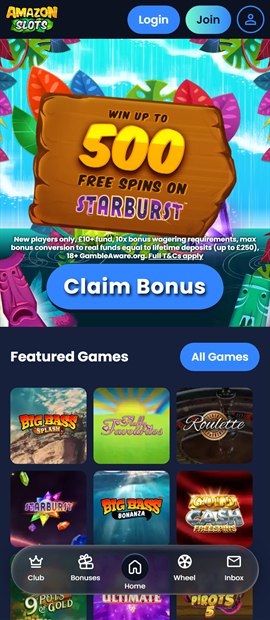 amazon slots sister sites mobile screenshot