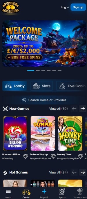 booty casino sister sites mobile screenshot