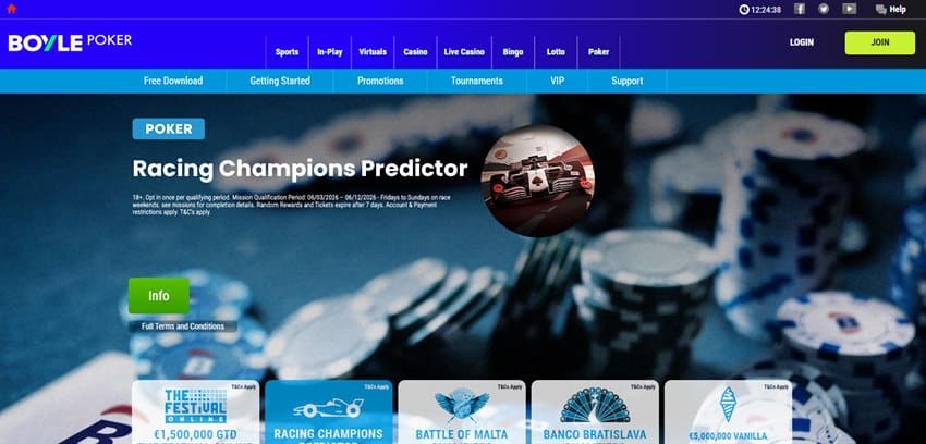 boylesports sister sites boyle poker