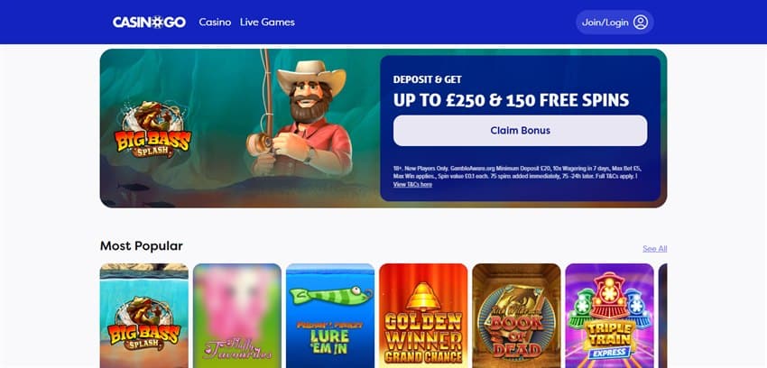 casinogo sister sites homepage