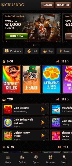 crusado sister sites mobile screenshot