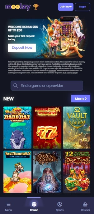 moolzy sister sites mobile screenshot