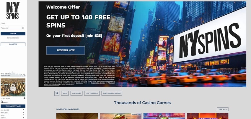 voodoo dreams sister sites nyspins