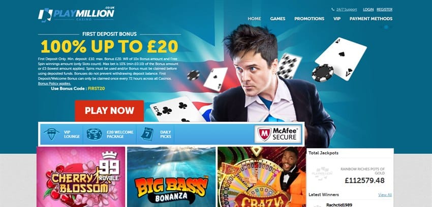 spin genie sister sites playmillion