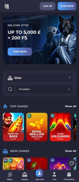 reel wolves sister sites mobile screenshot