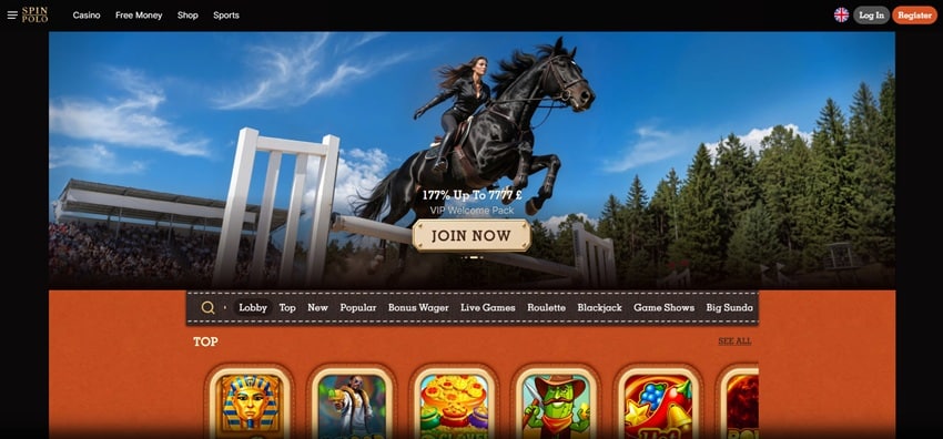 spin polo sister sites homepage