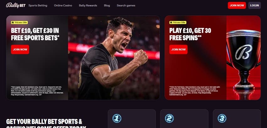 bally bet sister sites homepage