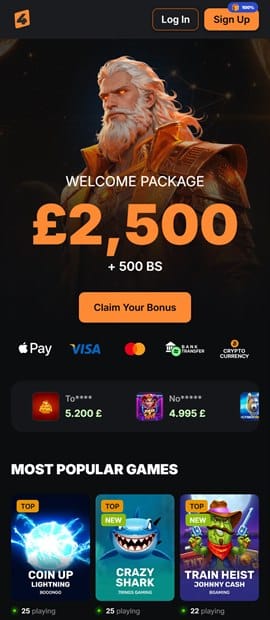 bet4star sister sites mobile screenshot