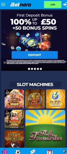 betnero sister sites mobile screenshot