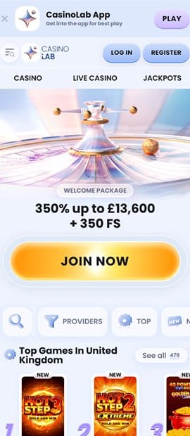 casino lab sister sites mobile screenshot