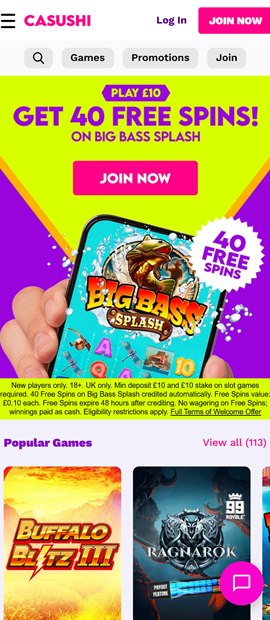 casushi sister sites mobile screenshot