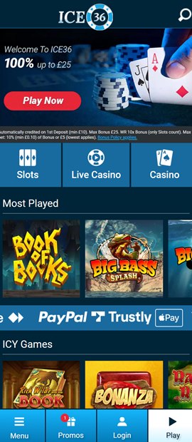ice36 sister sites mobile screenshot