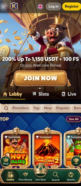 kingia sister sites mobile screenshot