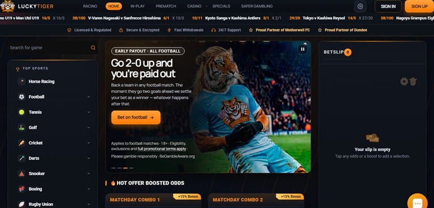 highbet sister sites lucky tiger