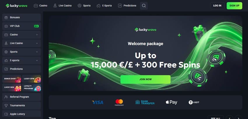 bet4star sister sites lucky wave