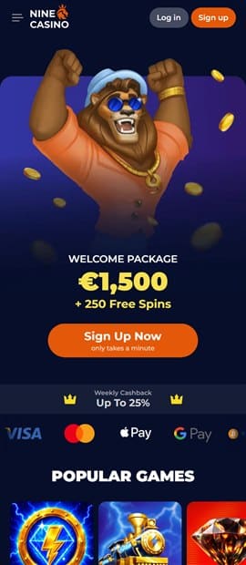 nine casino sister sites mobile screenshot