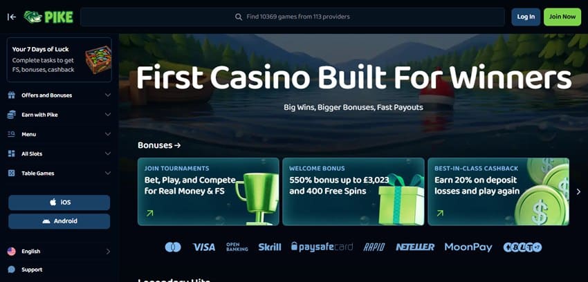 pike casino sister sites homepage