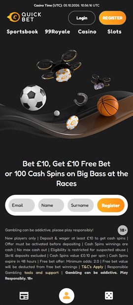 quickbet sister sites mobile screenshot