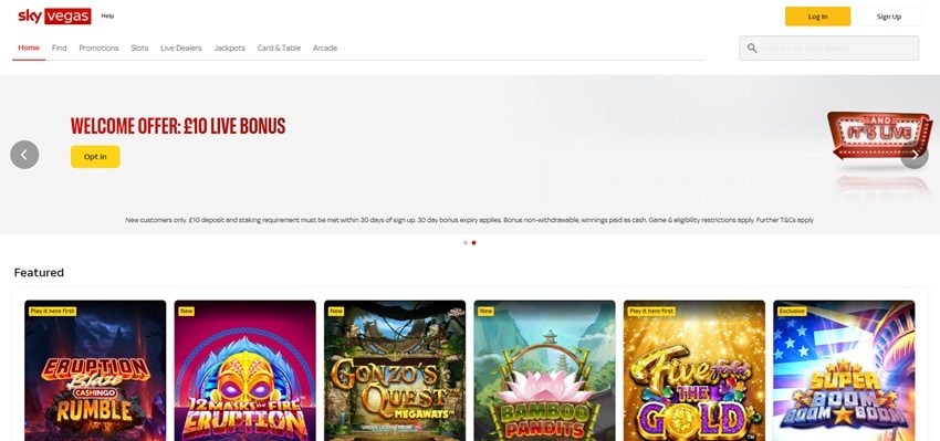 paddy power sister sites sky vegas