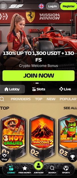 spinformula sister sites mobile screenshot