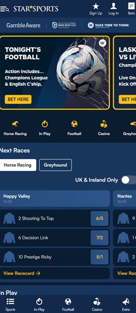star sports sister sites mobile screenshot