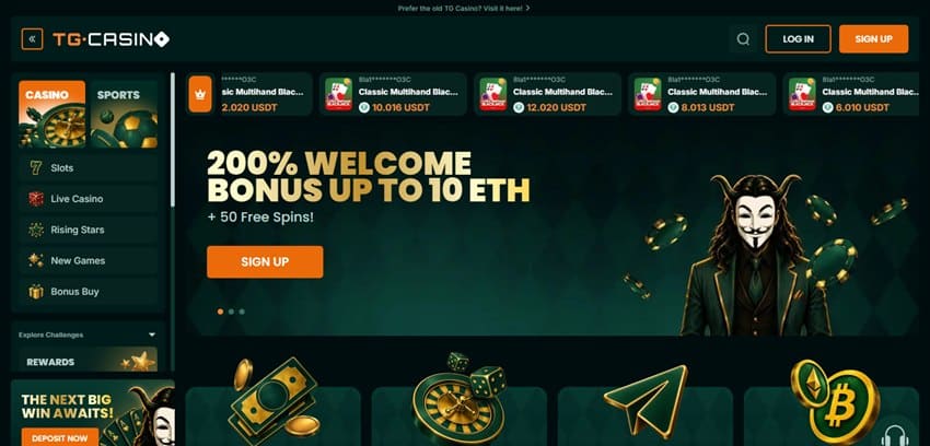 jack.com sister sites tg casino